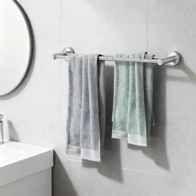 Immagine prodotto di Portasciugamani estensibile in acciaio inossidabile, ideale per bagno e cucina