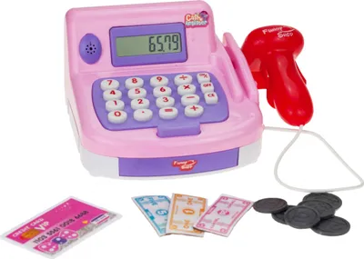 Obrázok produktu pre Tg55520 Pokladničný Skener Hračiek Pre Deti Ružové Peniaze
