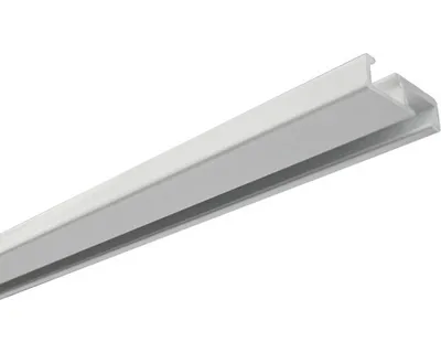 Produktbild von Gardinia Aluminium-Vorhangschiene 1-läufig weiß 200 cm weiß