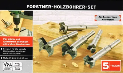 Produktbild von Powerfix Forstner Holzbohrer Set