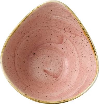 Immagine prodotto di CHURCHILL Piatto fondo Petal Pink in pietra, triangolo, ø: 153 mm
