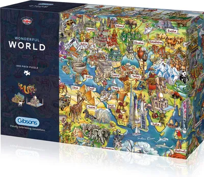 Produktbild von Gibsons Wonderful World, 1000 Stück(e)