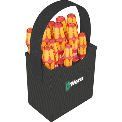 Image de Wera Kraftform 2go 100 - 11 pièce(s) - Phillips - Pozidriv - Torx - PH 1,PH 2 - PZ 1,PZ 2 - T10,T15,T20 - 50 x 120 mm (05004310001)