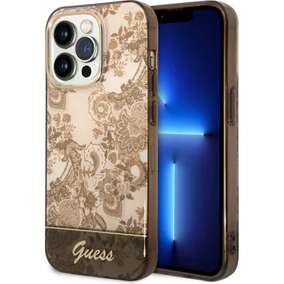 Obrázek produktu pro Guess Guhcp14Lhgplhc Iphone 14 Pro 6.1 Okrové Pevné Pouzdro Porcelain Collection