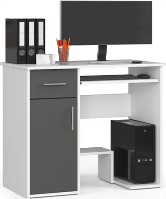 Produktbild von AKORD Furniture Factory IP0PJAYBIASZA, Gerade, Rechteckige Form, Matt, Weiß, 1 Schublade(n), 500 mm