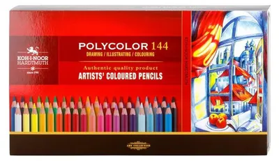 Produktbild von Polycolor- Künstlerfarbstifte  144er Set im Metalletui