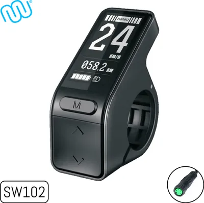 Produktbild von windmeile | SW102 Display, kompatibel zu Bafang BBS01 BBS02 BBSHD,33mm-Display, OLED, Bordcomputer, E-Bike, Elektrisches Fahrrad, Pedelec