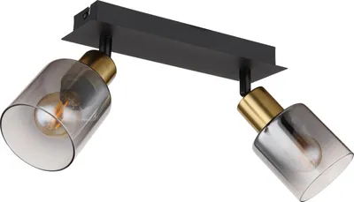 Zdjęcie produktu dla GLOBO 54310-2, Czarny, Szkło, Metal, IP20, I, E14, 25 W