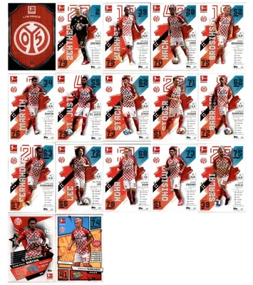 Immagine prodotto di Topps Match Attax - 2021/22 - Pacchetto squadra - 1. FSV MAINZ 05