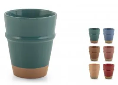 Immagine prodotto di H&H Set 6 Bicchieri Medina In Stoneware Cc 315