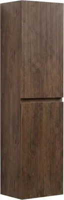 Immagine prodotto di Badplaats Colonna Bagno Thermis 40 x 30 x 150 cm – Noce Marrone – Colonna Sospesa a 2 Ante