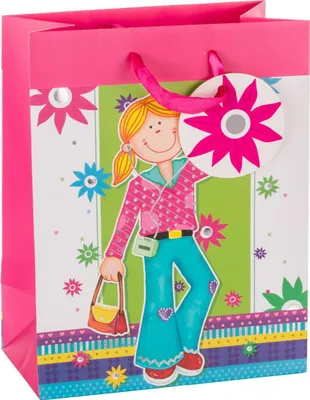 Produktbild von Teenager Geschenktasche / Geschenkbeutel  / Geschenktüte / Maße: 23x18x10cm