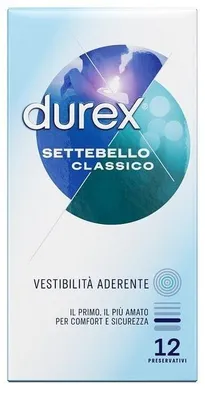 Produktbild von DUREX SETTEBELLO CLASSIC – Präservative, 12 Stück