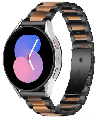 Produktbild von Für Samsung Galaxy Watch FE 6 5 4 Normal Pro u. Classic alle Größen Design Metall Armband
