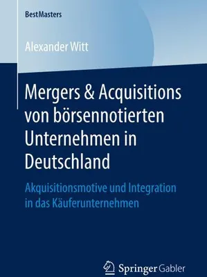 Immagine prodotto di Mergers & Acquisitions von börsennotierten Unternehmen in Deutschland
