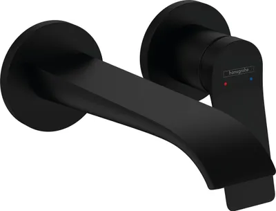 Immagine prodotto di hansgrohe Vivenis Mitigeur monocommandé pour lavabo encastré pour montage mural avec bec 19,5 cm, 75050670, 75050670