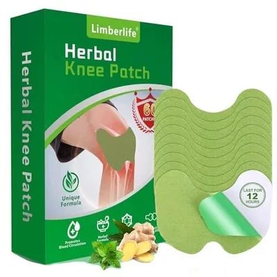 Zdjęcie produktu dla Rozgrzewające na kolana 60 sztuk naturalne ziołowe plastry na