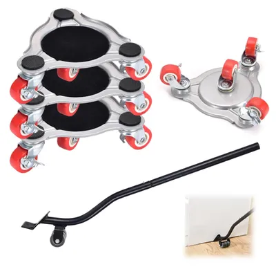 Produktbild von Möbelroller Möbelrollen Transportroller - 4 Stück - 400 kg - 360 Grad drehbar