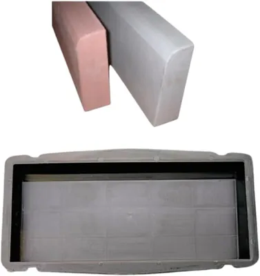 Produktbild von Schalungsform Randsteinform 380, Bordstein, Rasenkante,Gießform Betonform selber gießen
