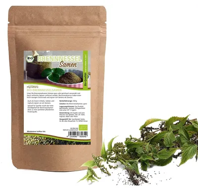 Produktbild von Mynatura Brennnesselsamen ganz (300g) - 1 Beutel