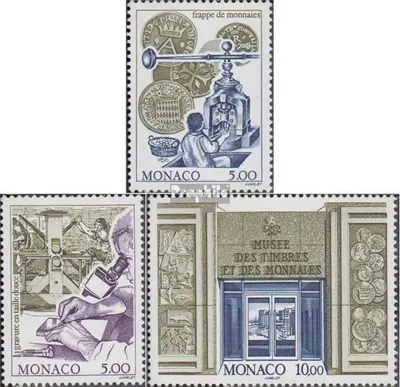 Produktbild von Briefmarken Monaco 1996 Mi 2311-2313 (kompl.Ausg.) postfrisch Briefmarken- und Münzmuseum