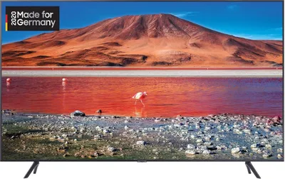 Produktbild von Samsung GU43TU7199 108 cm (43 Zoll) 4K Ultra HD LCD-Fernseher, LED-Backlight, 2000 Hz, DVB-T/-T2/-C/-S2 Empfänger, HbbTV, Internetfähig, WLAN, Webbrowser, App-Store Anbindung, CI+, , 96 kWh/Jahr