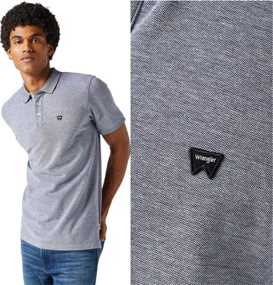 Produktbild von WRANGLER Herren, Poloshirt POLO SHIRT, S, Grau, poloshirt, herren,
