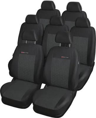 Produktbild von Maßgefertigte Autositzbezüge Schonbezüge Set für 7-Sitzer Ford S-Max 2006-2015