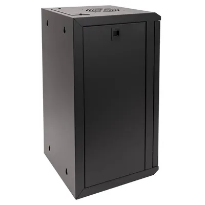 Produktbild von HMF 63312-02 Serverschrank 10 Zoll, 12 HE, Netzwerkschrank, 31,2 x 30 x 61,6 cm, schwarz