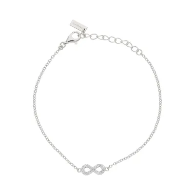 Produktbild von Mabina Damen Armband 925 Silber Infinity 533822 Zirkonia