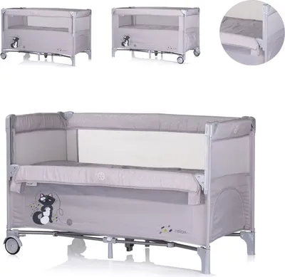 Produktbild von CHIPOLINO Reisebett mit klappbaren Seiten Relax Cloud