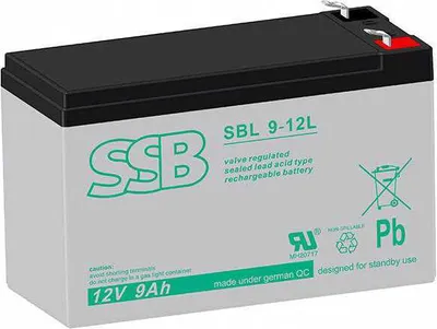 Immagine prodotto di SSB SBL9-12L Batteria al piombo AGM da 12V 9Ah