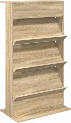 Image de Étagère à magazines avec étagère Chêne Sonoma 70 x 41 x 126 cm
