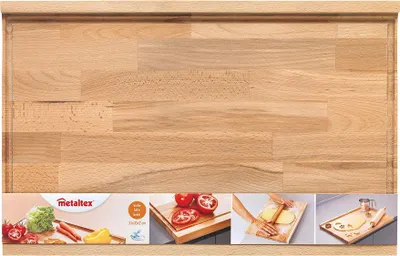 Produktbild von Nudelbrett Buchenholz, Höhe: 20 mm, Länge: 550 mm, Breite: 325 mm