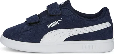 Produktbild von PUMA Smash 3.0 Suede Sneaker mit Klettverschluss Kinder 02 - puma navy/puma white 31