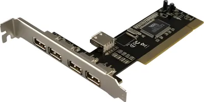 Produktbild von LogiLink PCI Schnittstellenkarte USB 2.0 4+1x