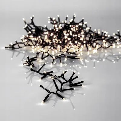 Produktbild von Led Weihnachtsbaum Lichter 11M 540 Weisse Leds 3000K Ip44 5M Kabel Heim