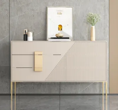 Obrázek produktu pro Komoda, příborník, dřevo, šedá barva, jídelna, design, luxus, moderní nábytek