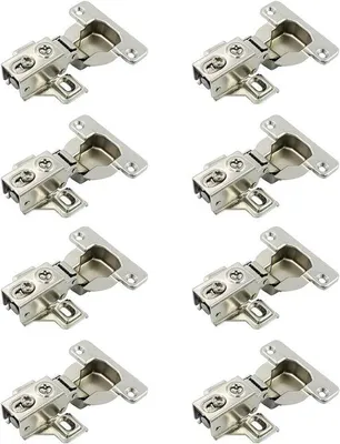 Immagine prodotto di Set di cerniere per mobili, 8 pezzi, con ammortizzatore