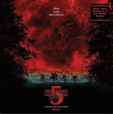 Image de Various Artists - Stranger Things : Season 5 (Sea Blue Smoke Coloured) (LP)
