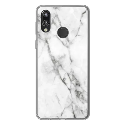 Produktbild von MuchoWow® Handyhülle Schutzhülle Hülle für Huawei P20 Lite (2020) Marmor - Luxus - Weiß Silikon Softcase Handy Hülle - Kartenhalter
