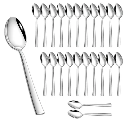 Suppenlöffel-Set 24-tlg., 19,4 cm, Edelstahl, spülmaschinengeeignet