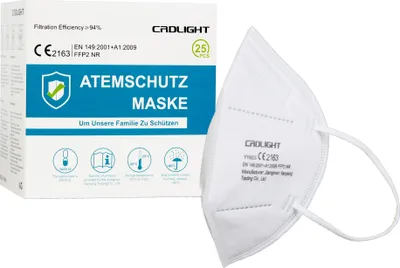 Produktbild von 25x e FFP2 Masken in Einzelverpackung