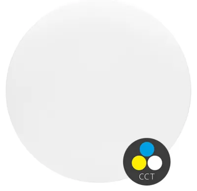 Zdjęcie produktu dla Lampa sufitowa LED Ecolite, okrągła, 12 W, 980 lm, temperatura barwowa (CCT), stopień ochrony IP44, biała, WCLR-12W/CCT