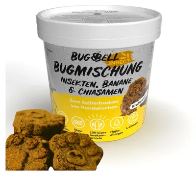 Obrázok produktu pre BugBell Mix 8x100g | Banane & Chiasamen