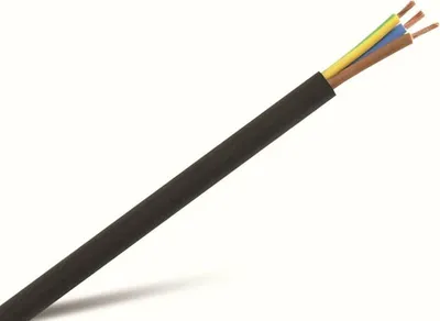 Obrázok produktu pre RAUTRONIC PVC kábel H03VV-F, 3G0,75, 25 m, čierny