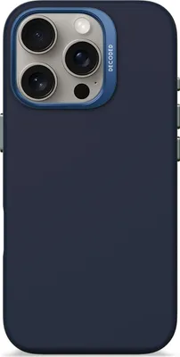 Image de Decoded Silicone Case, Cover, Apple, iPhone 16 Pro, 16 cm (6.3"), Blau