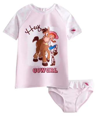Produktbild von Toy Story - Zweiteiliger Badeanzug für Mädchen NS10033 (104) (Pink/Weiß)
