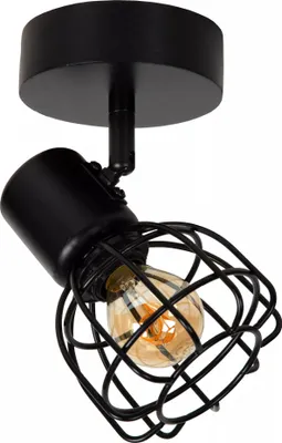 Obrázek produktu pro Stropní bodové svítidlo černé FILOX 1xE27 40W Lucide