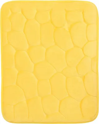 Image de 40 x 50 cm Tapis de bain antidérapant 3D 0133 jaune
